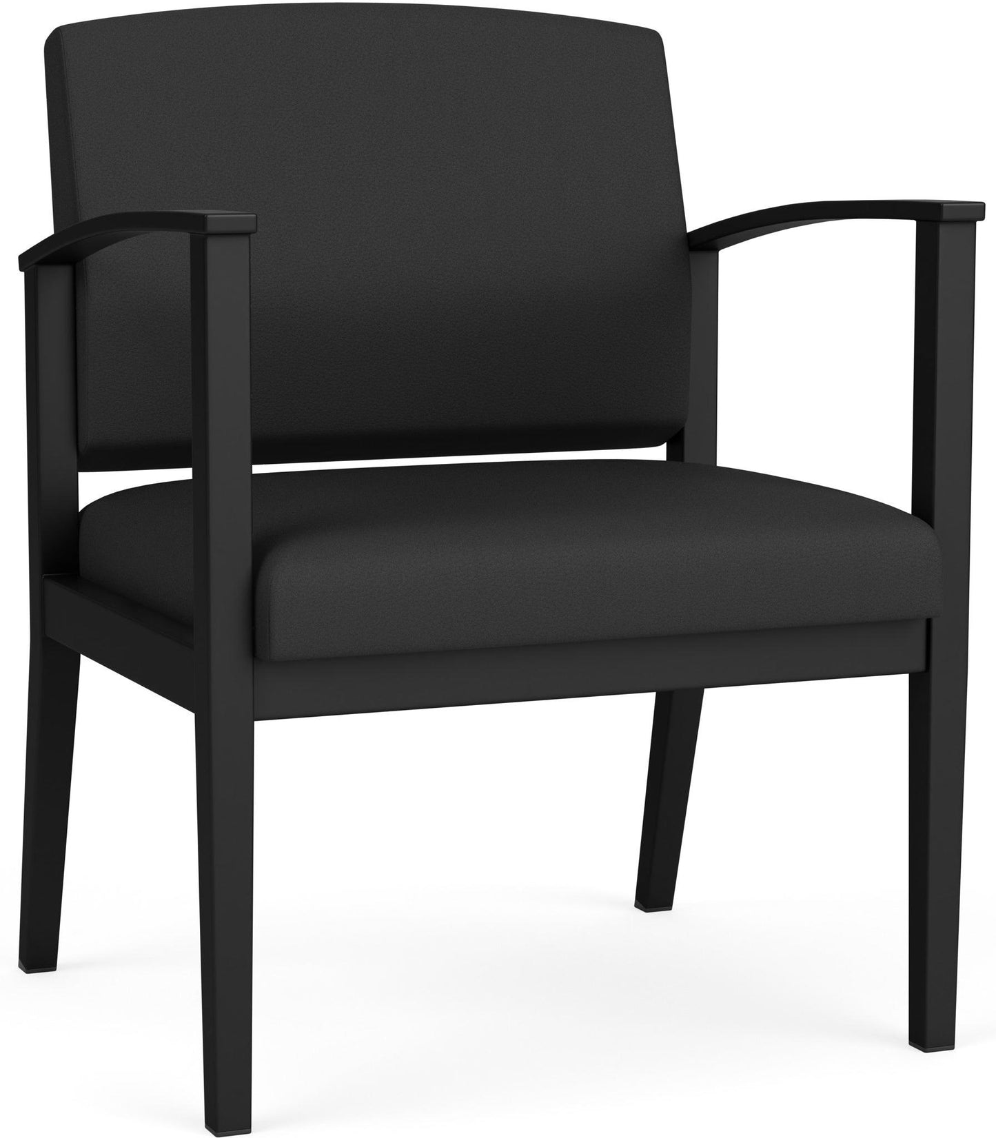 Amherst Steel Waiting Reception Wide Guest Chair Metal Frame