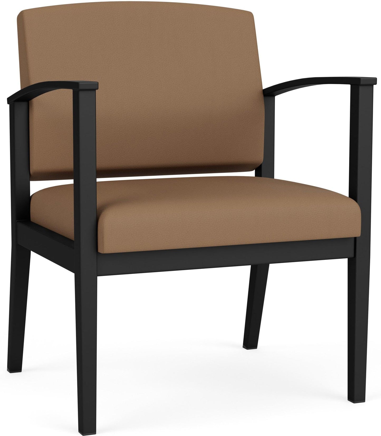 Amherst Steel Waiting Reception Wide Guest Chair Metal Frame