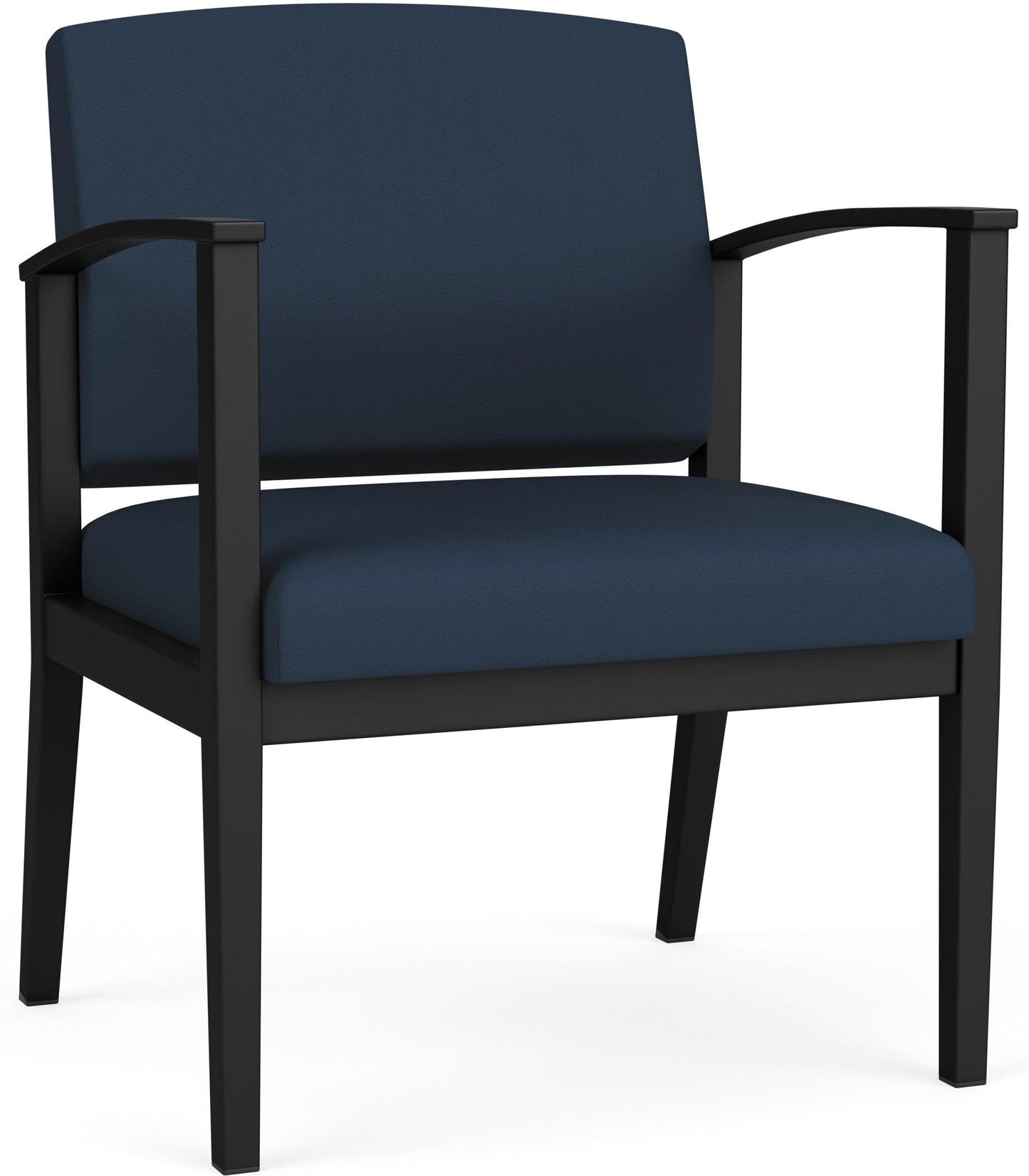 Amherst Steel Waiting Reception Wide Guest Chair Metal Frame