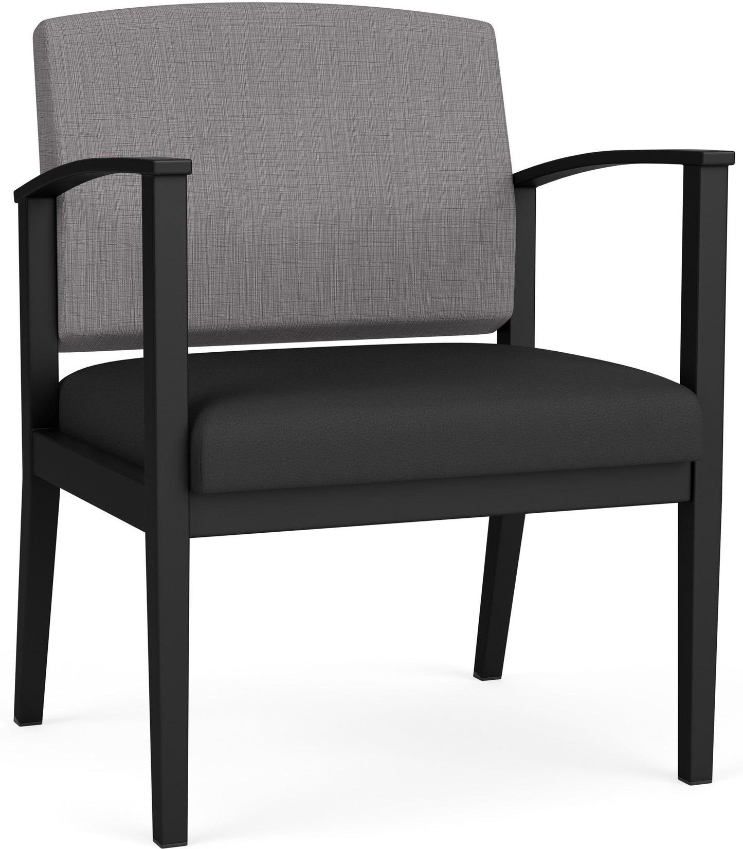 Amherst Steel Waiting Reception Wide Guest Chair Metal Frame