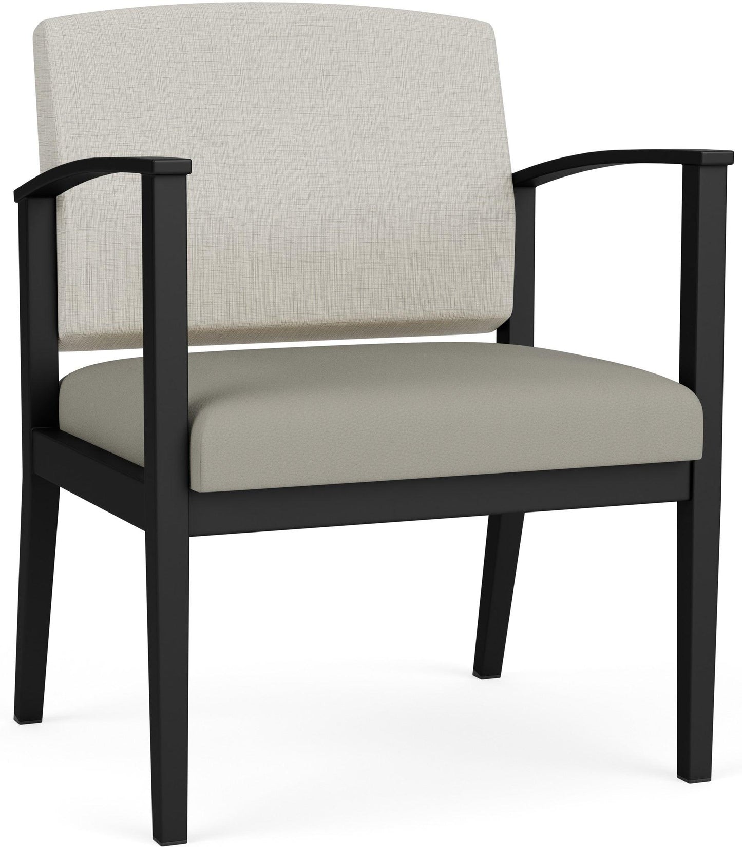 Amherst Steel Waiting Reception Wide Guest Chair Metal Frame