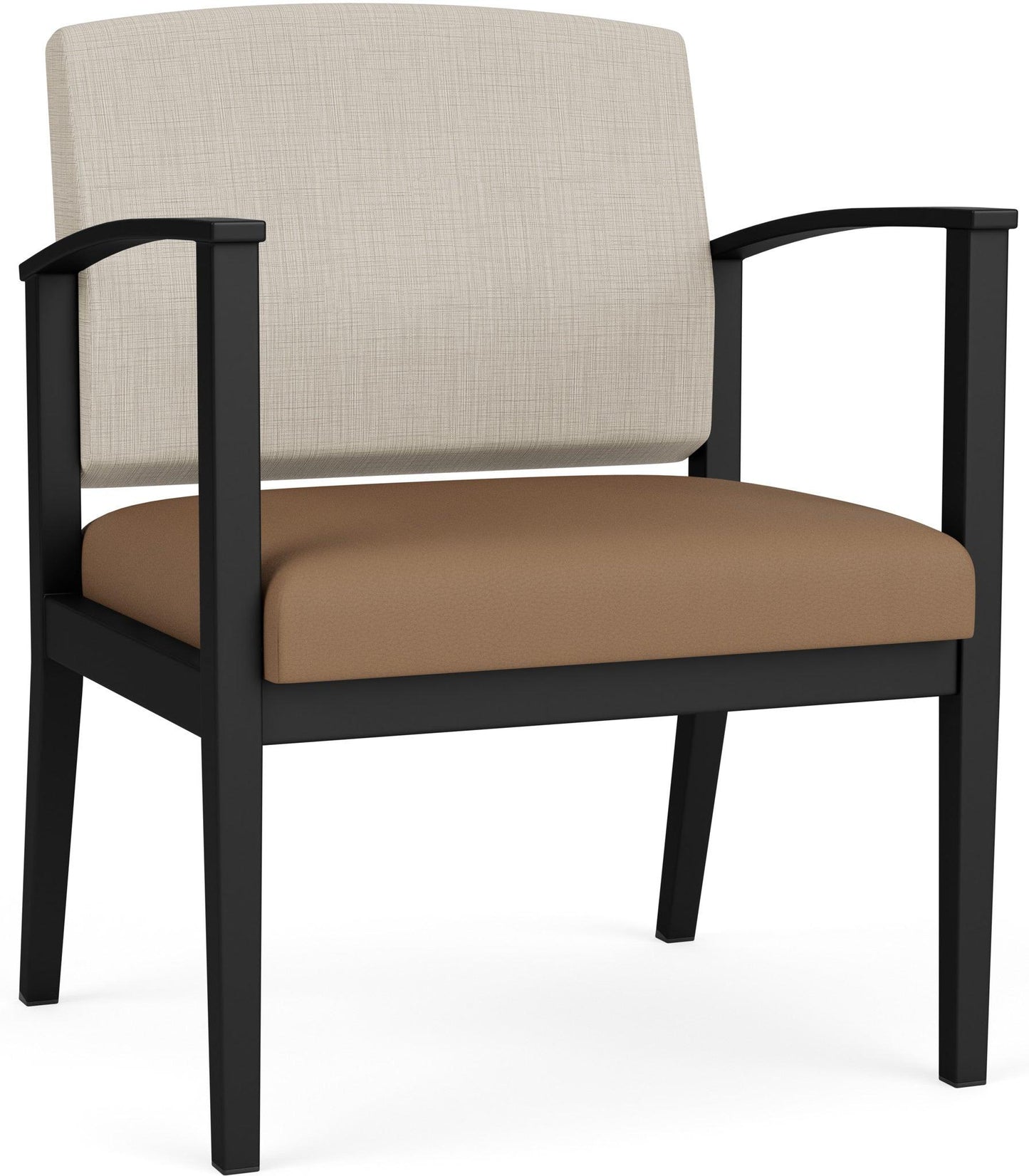 Amherst Steel Waiting Reception Wide Guest Chair Metal Frame
