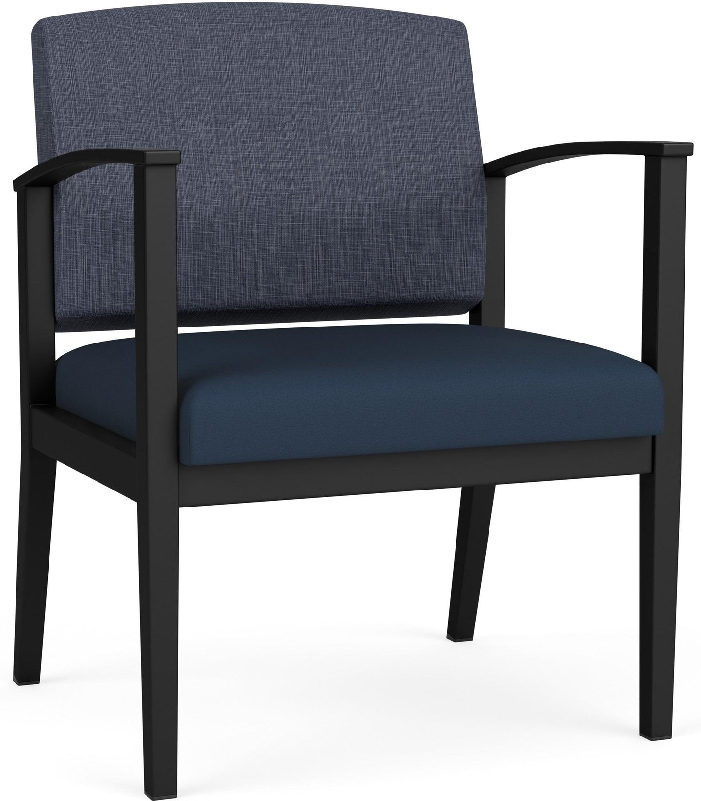 Amherst Steel Waiting Reception Wide Guest Chair Metal Frame