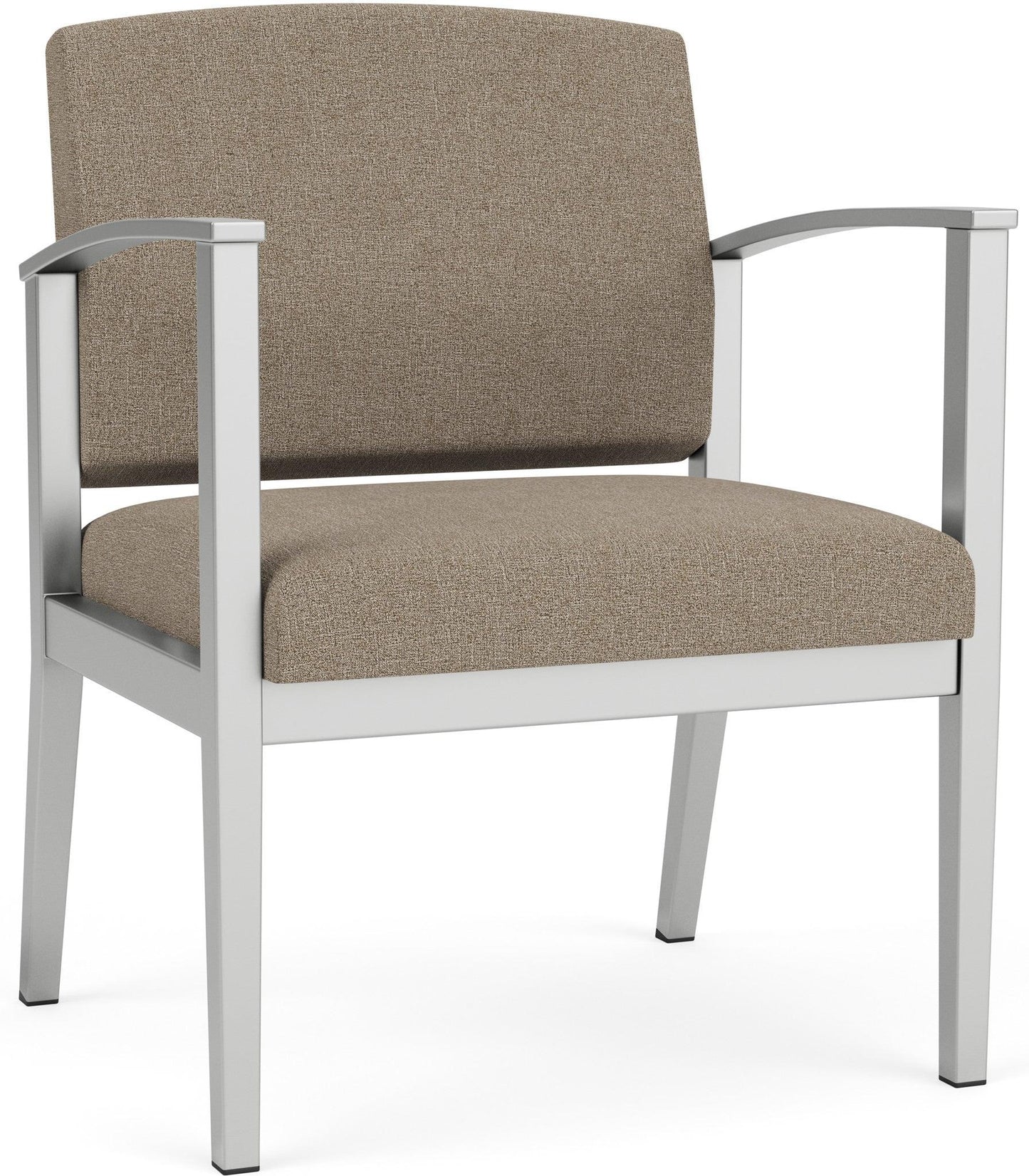 Amherst Steel Waiting Reception Wide Guest Chair Metal Frame
