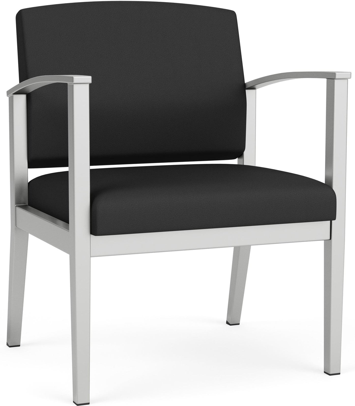 Amherst Steel Waiting Reception Wide Guest Chair Metal Frame