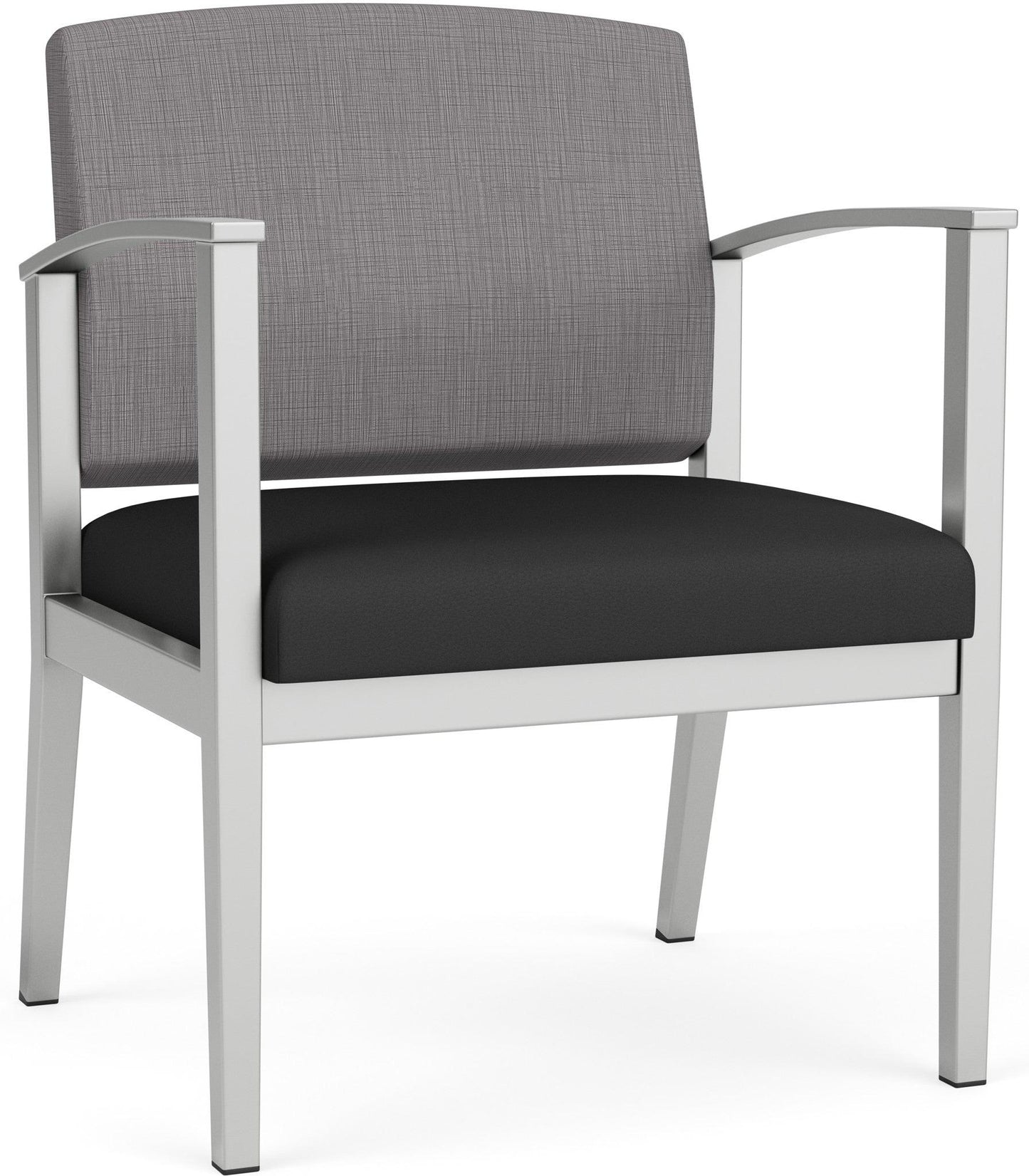 Amherst Steel Waiting Reception Wide Guest Chair Metal Frame