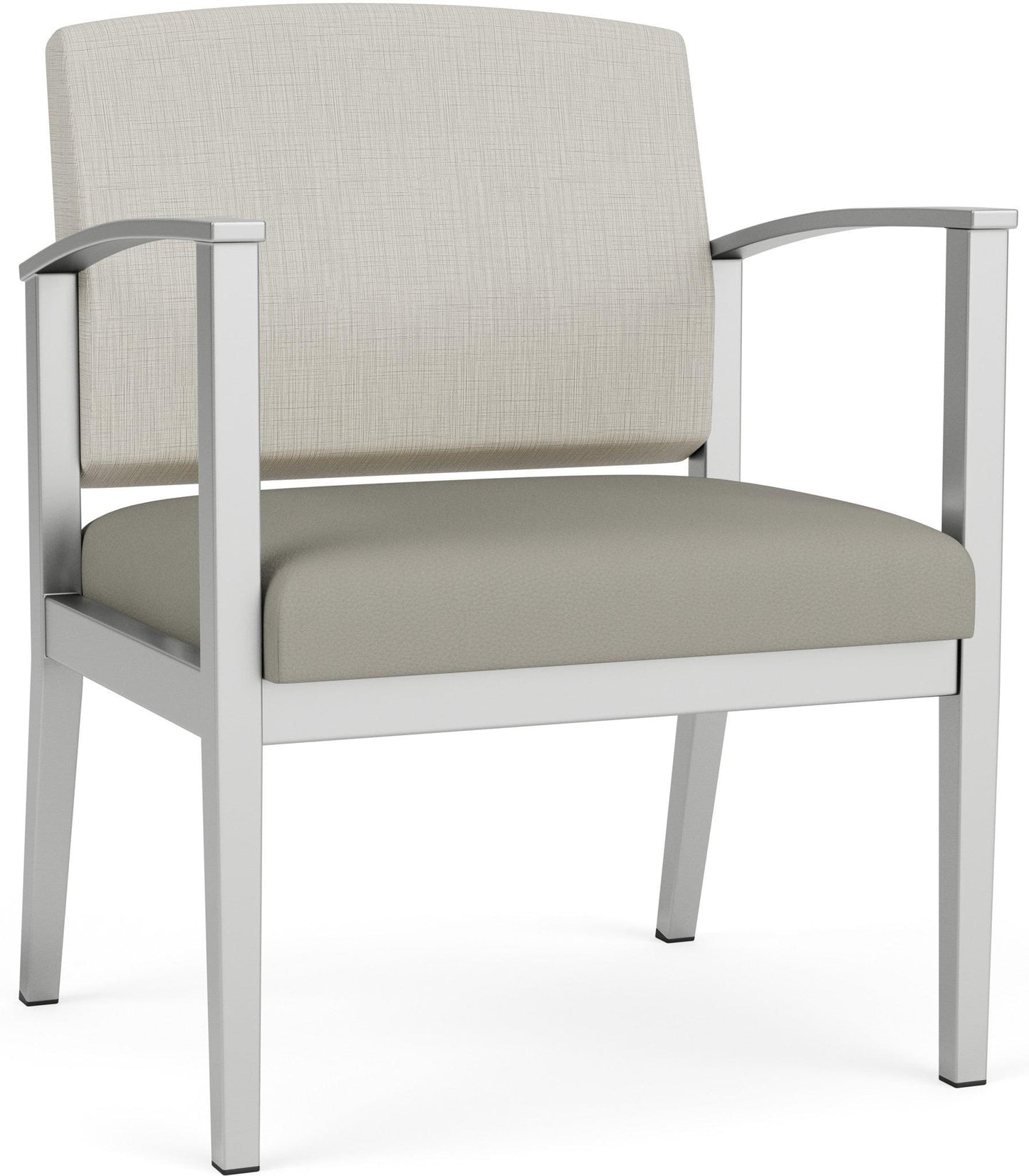 Amherst Steel Waiting Reception Wide Guest Chair Metal Frame