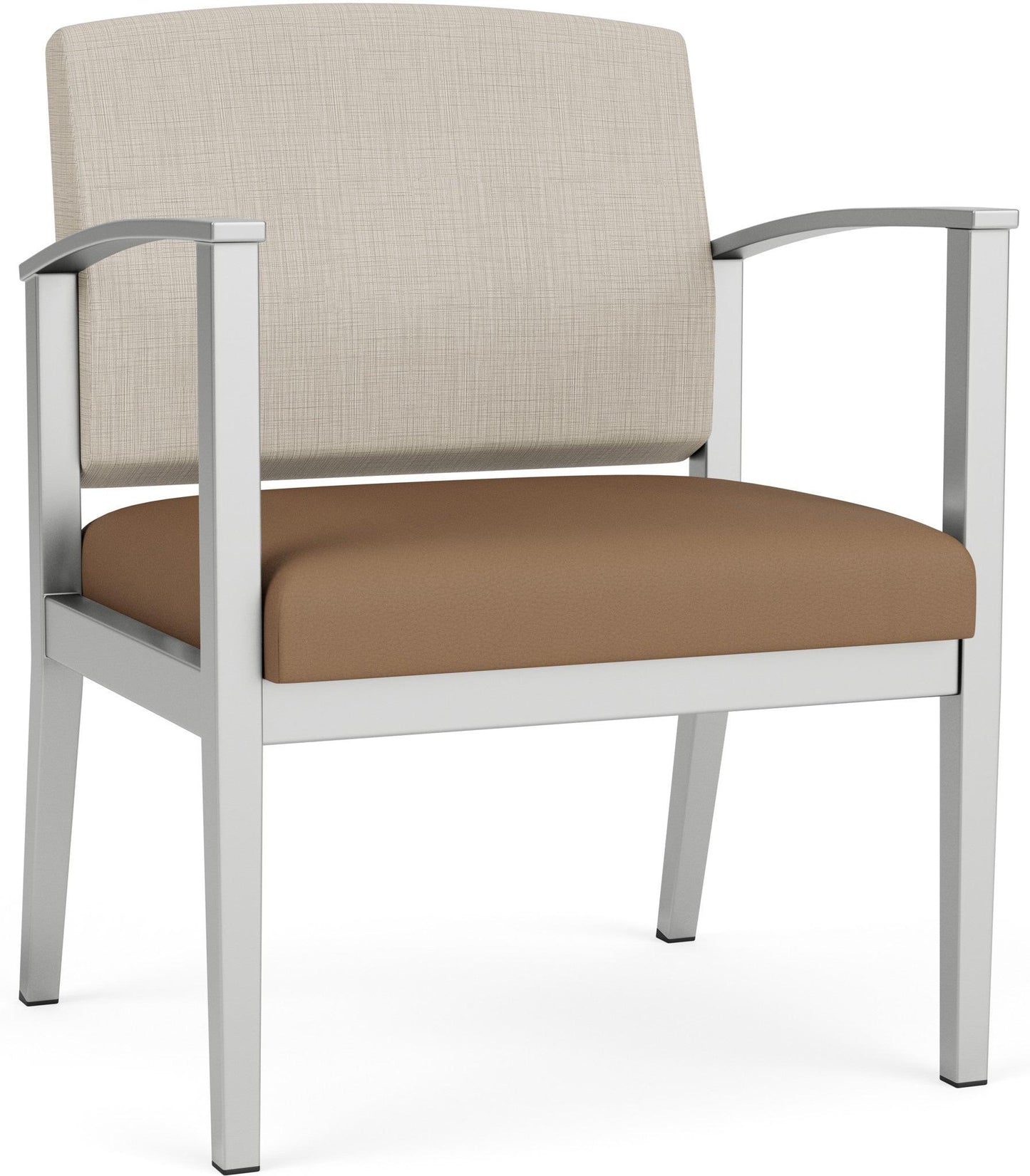 Amherst Steel Waiting Reception Wide Guest Chair Metal Frame
