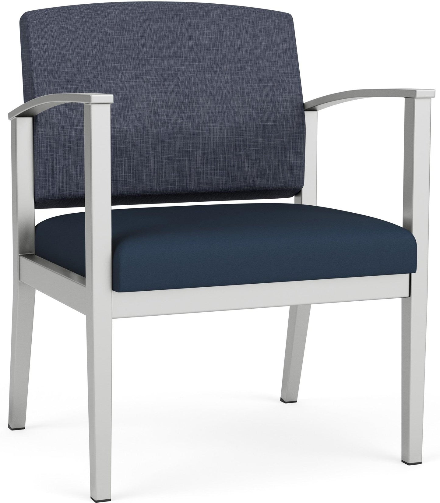 Amherst Steel Waiting Reception Wide Guest Chair Metal Frame