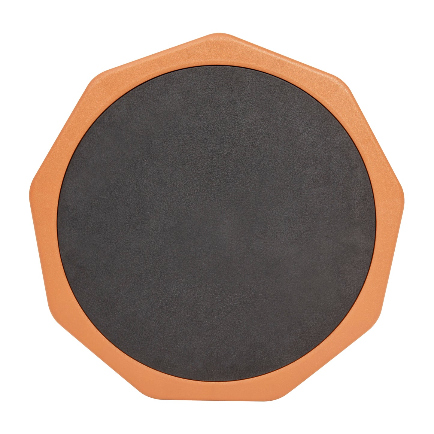 Carter Adjustable Height Kids Flexible Active Stool for Classroom and Home with Non-Skid Bottom in Orange, 14" - 18" Seat Height
