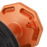 Carter Adjustable Height Kids Flexible Active Stool for Classroom and Home with Non-Skid Bottom in Orange, 14" - 18" Seat Height