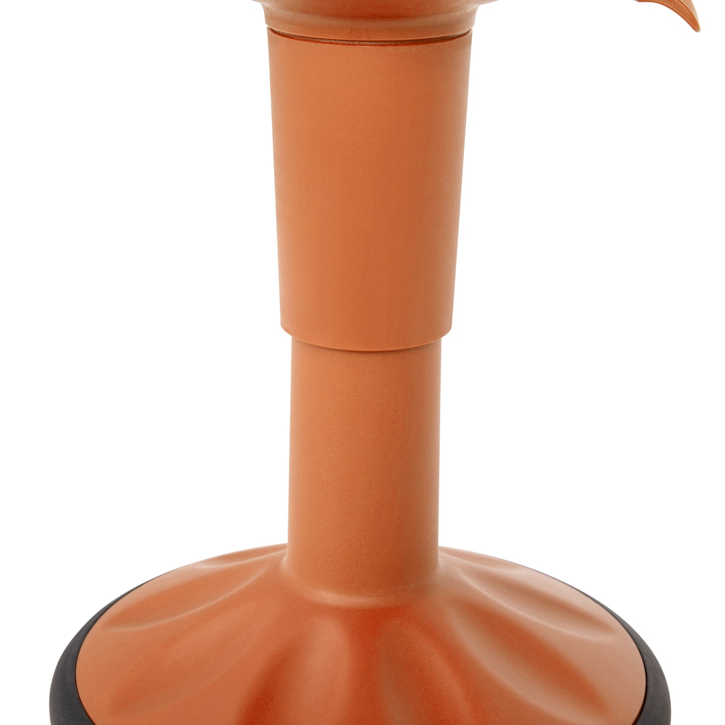 Carter Adjustable Height Kids Flexible Active Stool for Classroom and Home with Non-Skid Bottom in Orange, 14" - 18" Seat Height