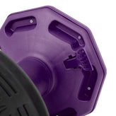 Carter Adjustable Height Kids Flexible Active Stool for Classroom and Home with Non-Skid Bottom in Purple, 14" - 18" Seat Height