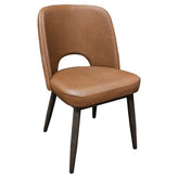 Amata Cut Back Bucket Style Upholstered Dining Chairs
