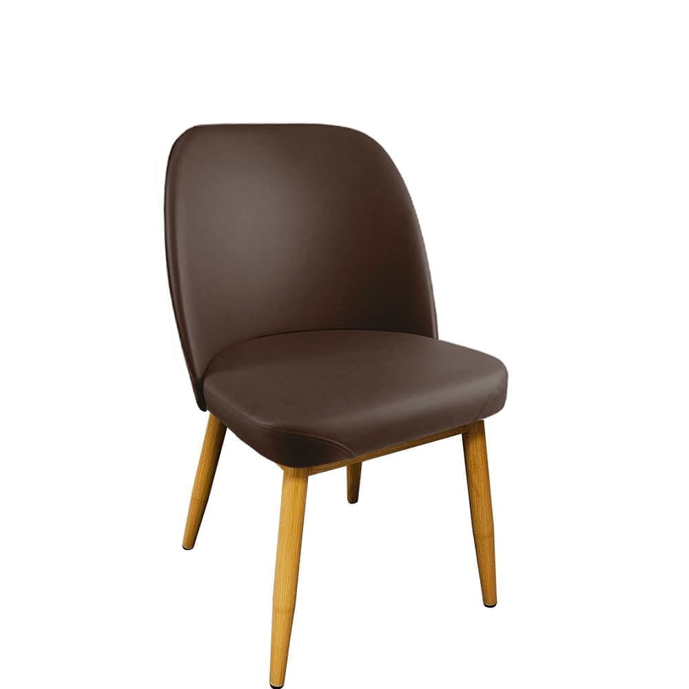 Amata Bucket Style Upholstered Dining Chairs