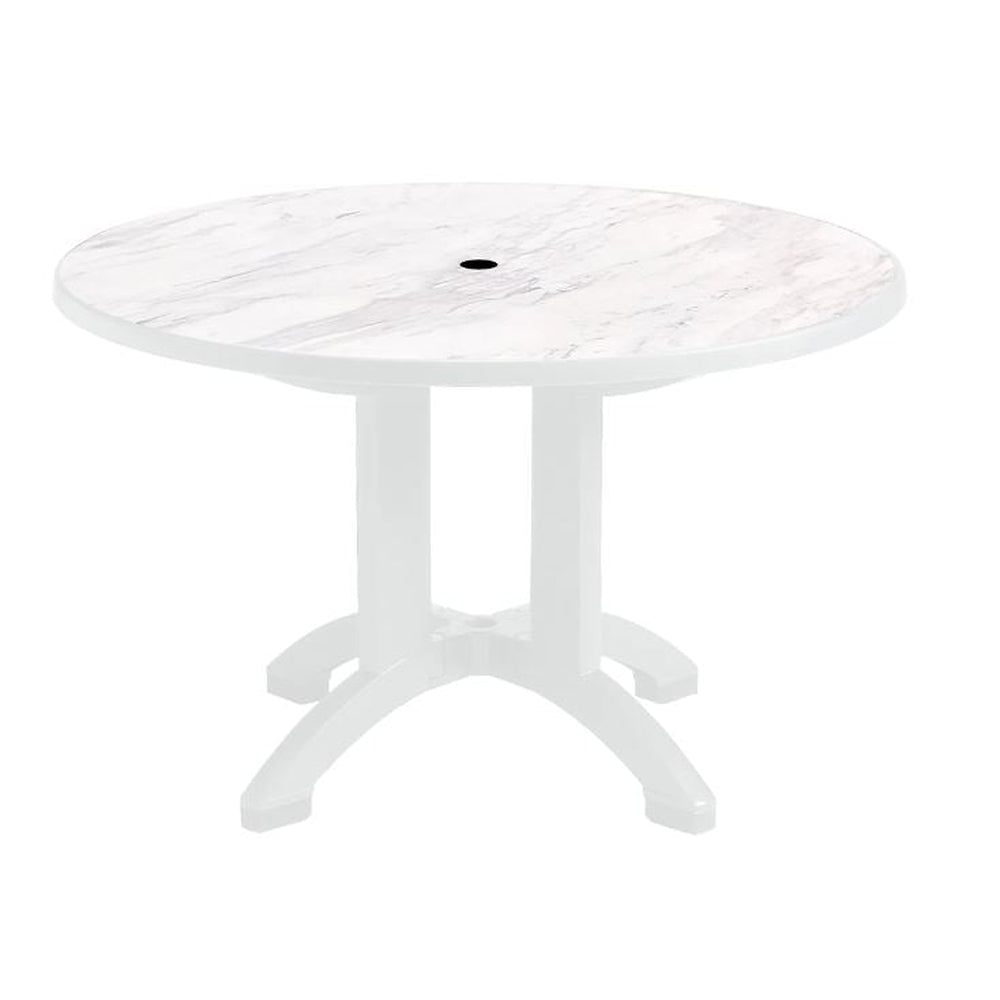 Aquaba 48" Resin Outdoor Round Table