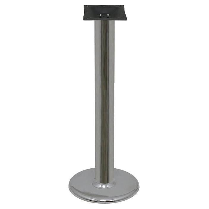Chrome Plated Stamped Steel Disc Table Bases