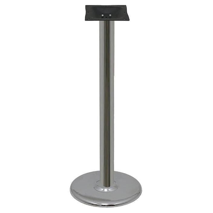 Chrome Plated Stamped Steel Disc Table Bases