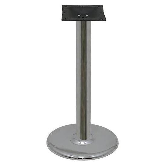 Chrome Plated Stamped Steel Disc Table Bases