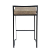 Fuji Stacker 26" Fixed-Height Counter Stool - Set of 3
