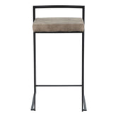 Fuji Stacker 26" Fixed-Height Counter Stool - Set of 3