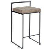 Fuji Stacker 26" Fixed-Height Counter Stool - Set of 3