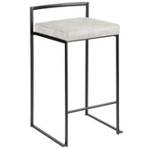 Fuji Stacker 26" Fixed-Height Counter Stool - Set of 3