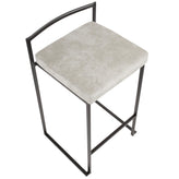Fuji Stacker 26" Fixed-Height Counter Stool - Set of 3