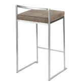Fuji Stacker 26" Fixed-Height Counter Stool - Set of 3