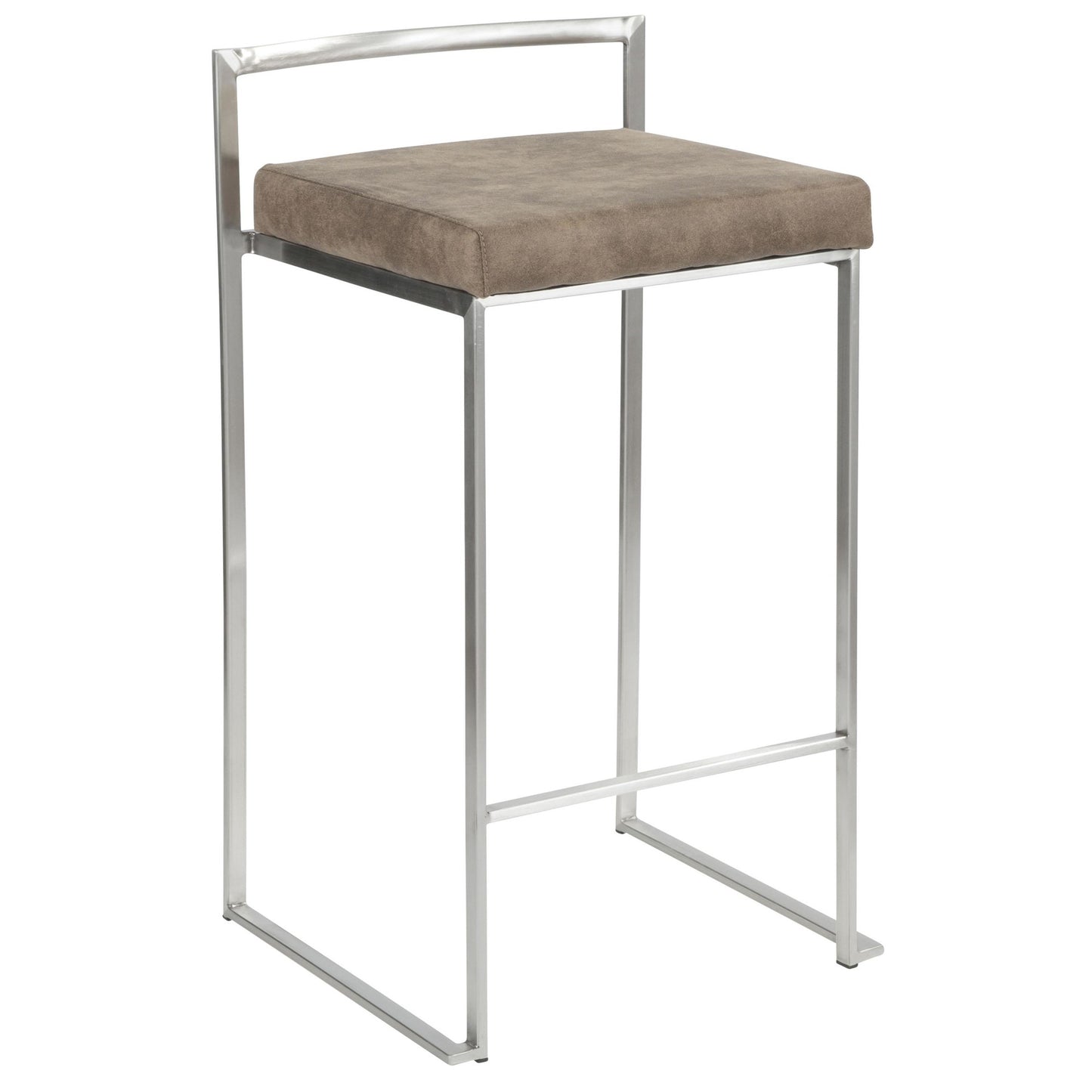 Fuji Stacker 26" Fixed-Height Counter Stool - Set of 3
