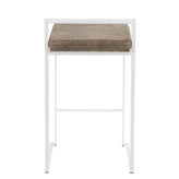 Fuji Stacker 26" Fixed-Height Counter Stool - Set of 3