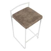 Fuji Stacker 26" Fixed-Height Counter Stool - Set of 3