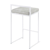 Fuji Stacker 26" Fixed-Height Counter Stool - Set of 3
