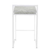 Fuji Stacker 26" Fixed-Height Counter Stool - Set of 3