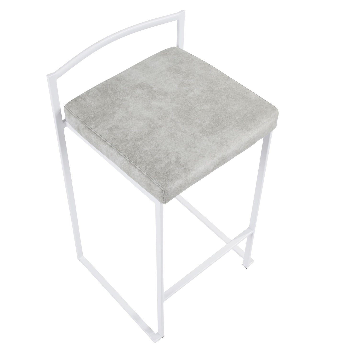 Fuji Stacker 26" Fixed-Height Counter Stool - Set of 3