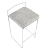 Fuji Stacker 26" Fixed-Height Counter Stool - Set of 3