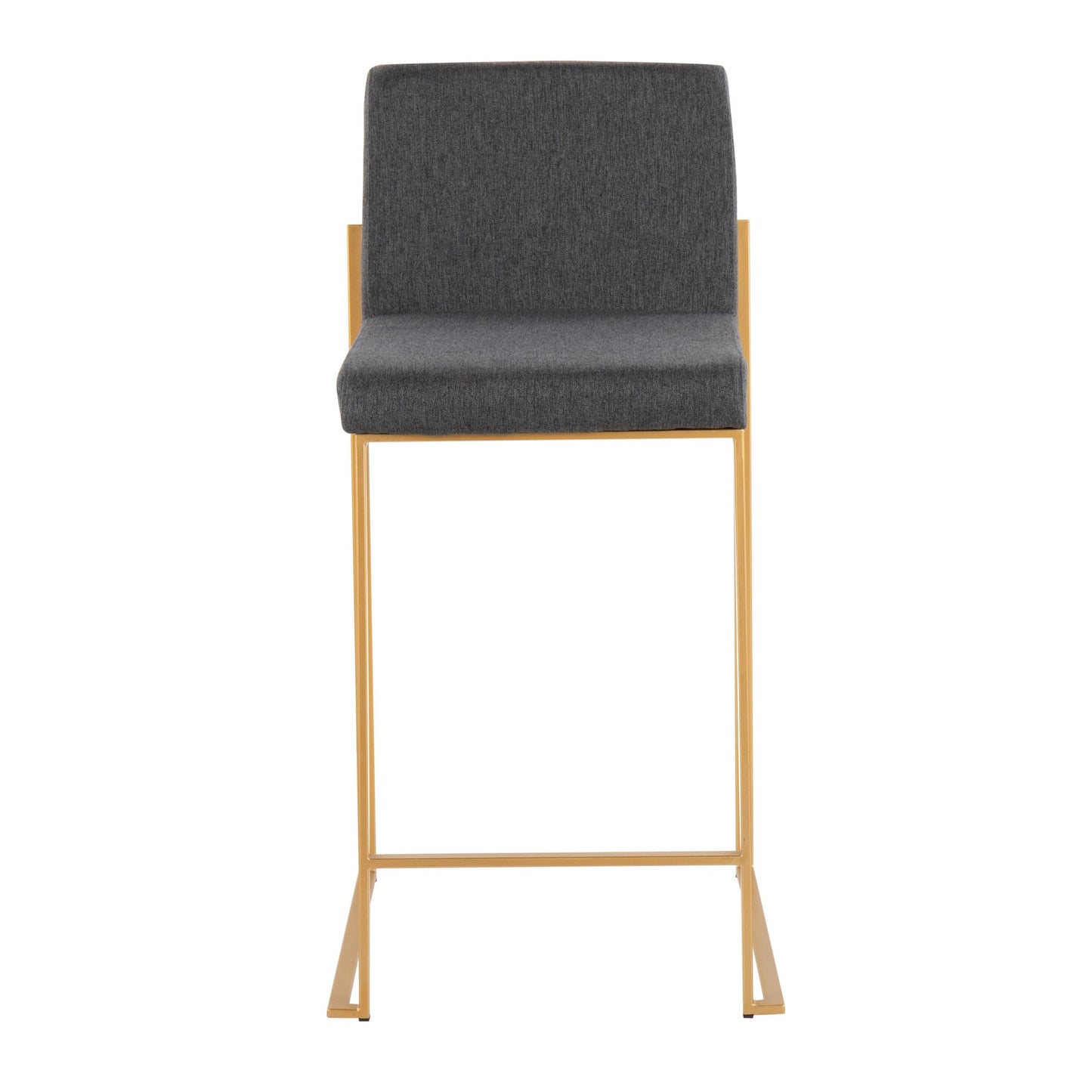 Fuji High Back 26" Fixed-Height Counter Stool - Set of 3