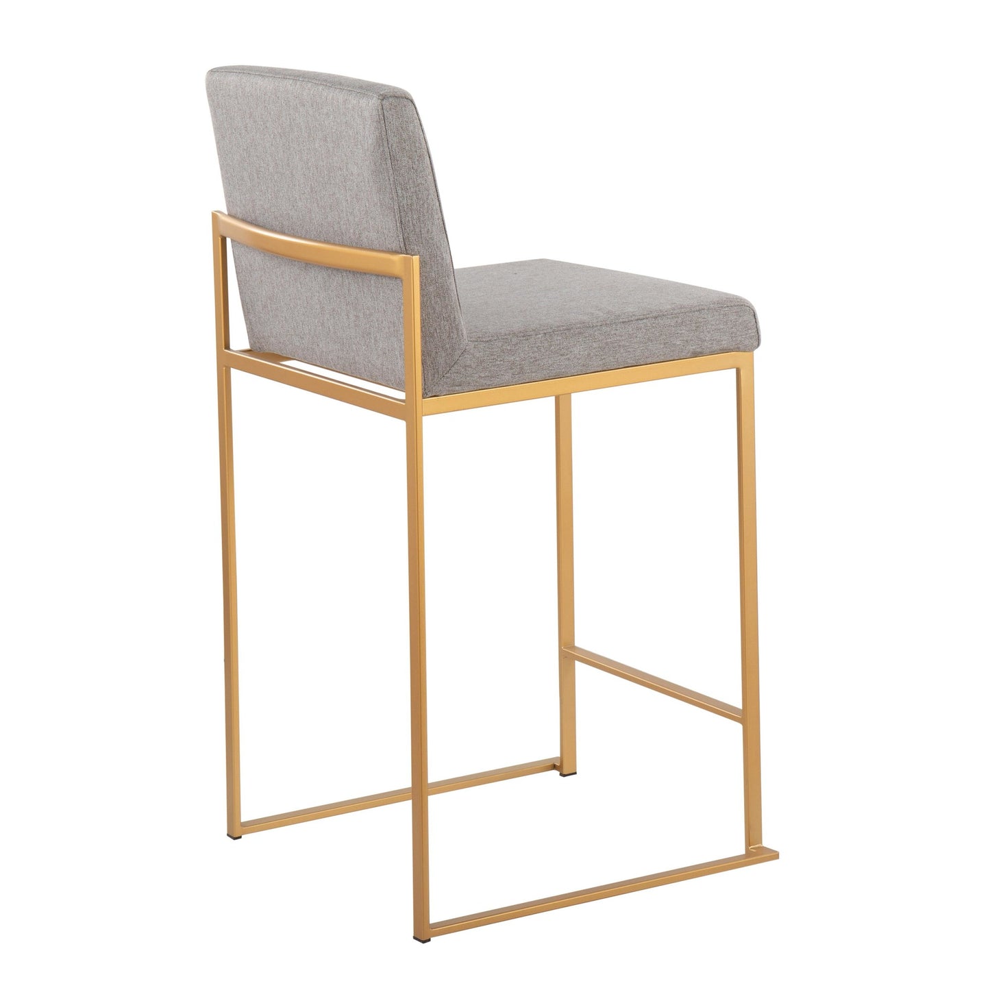 Fuji High Back 26" Fixed-Height Counter Stool - Set of 3