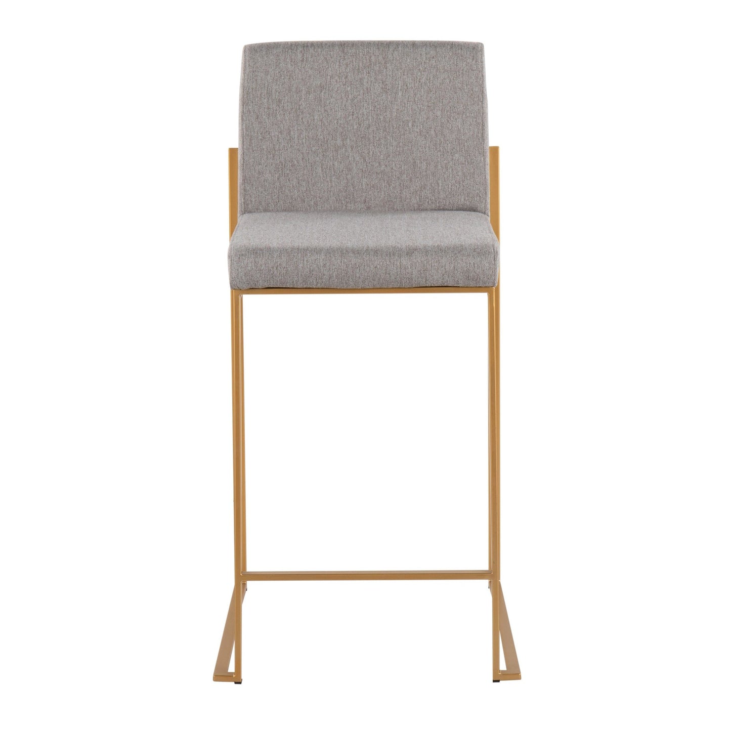 Fuji High Back 26" Fixed-Height Counter Stool - Set of 3