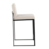 Fuji High Back 26" Fixed-Height Counter Stool - Set of 3