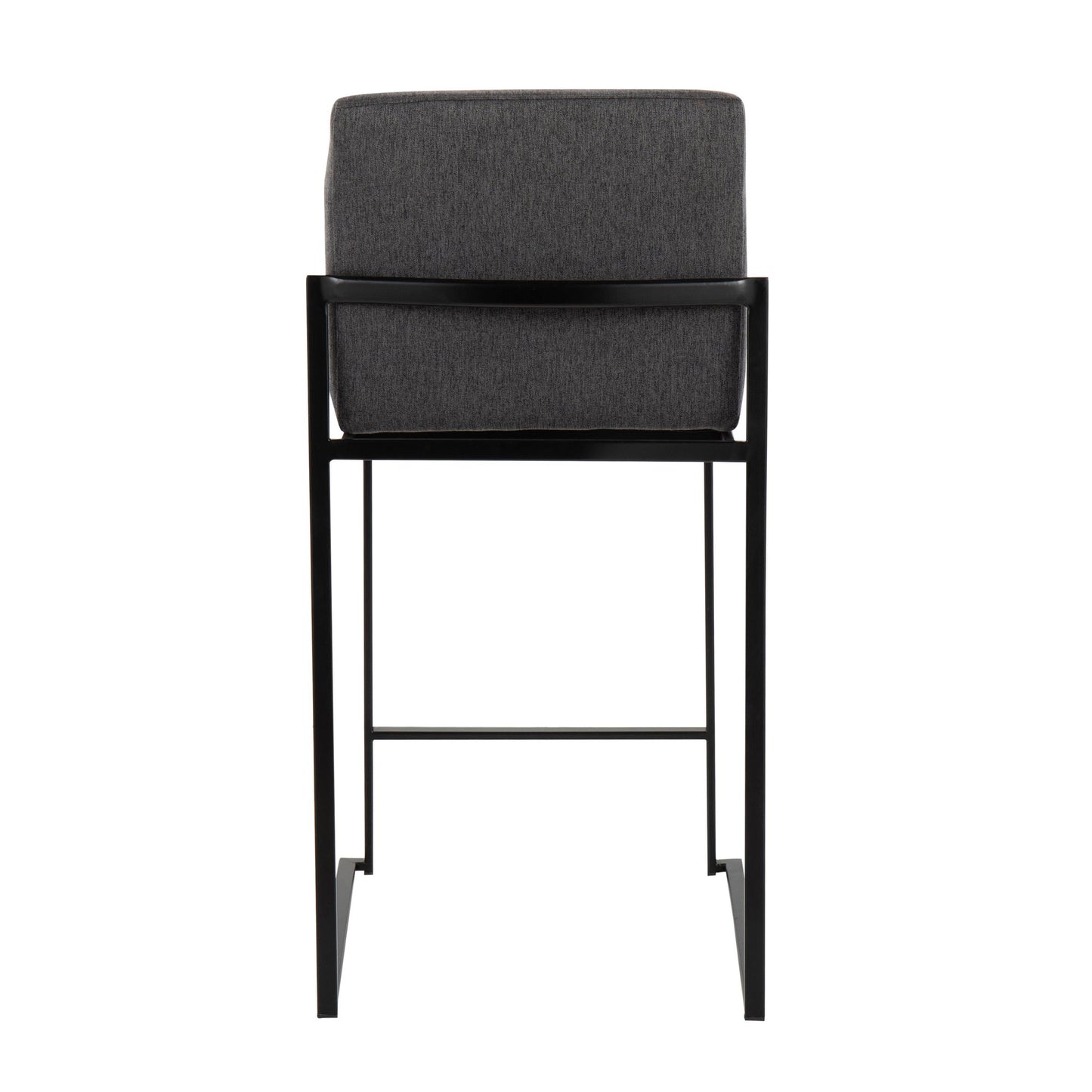 Fuji High Back 26" Fixed-Height Counter Stool - Set of 3