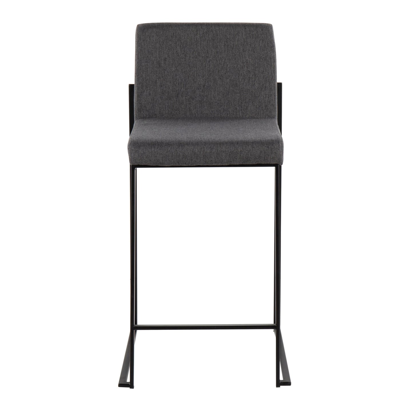 Fuji High Back 26" Fixed-Height Counter Stool - Set of 3
