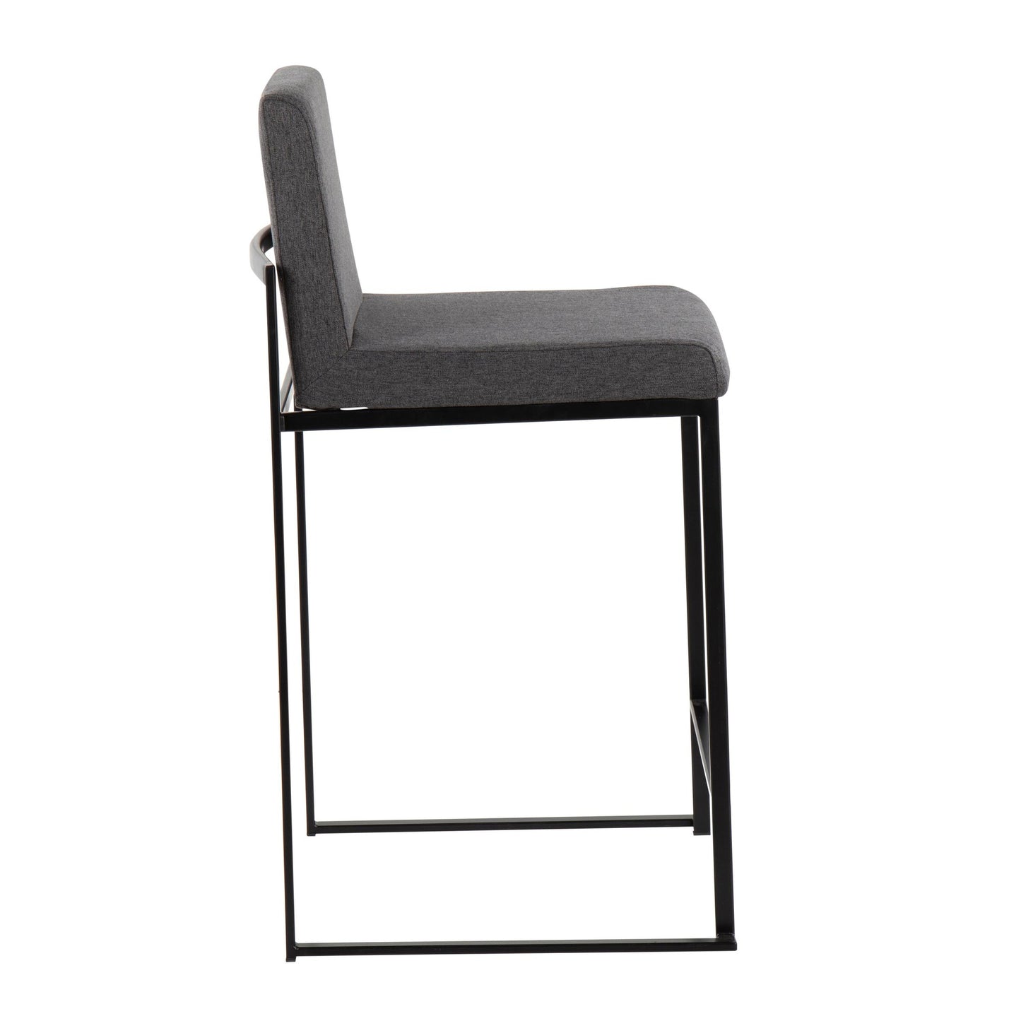 Fuji High Back 26" Fixed-Height Counter Stool - Set of 3