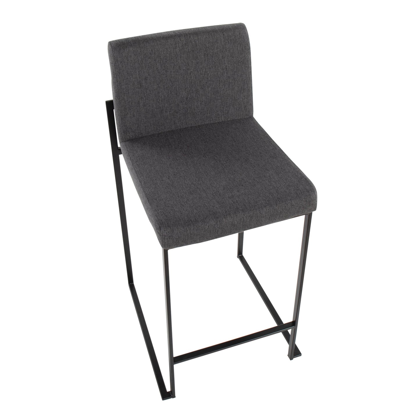 Fuji High Back 26" Fixed-Height Counter Stool - Set of 3