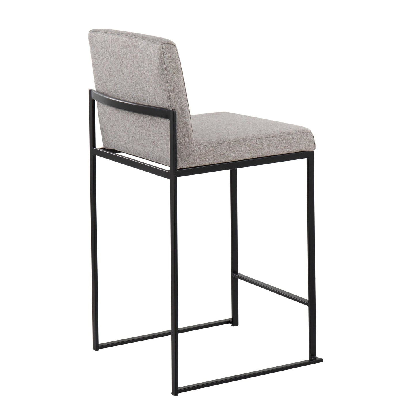 Fuji High Back 26" Fixed-Height Counter Stool - Set of 3