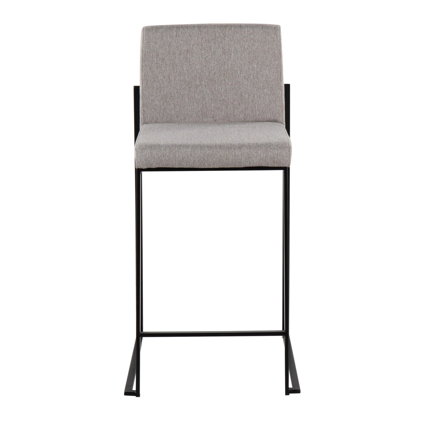 Fuji High Back 26" Fixed-Height Counter Stool - Set of 3