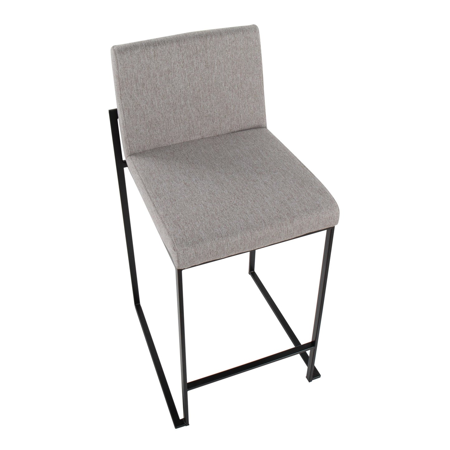 Fuji High Back 26" Fixed-Height Counter Stool - Set of 3