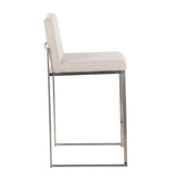 Fuji High Back 26" Fixed-Height Counter Stool - Set of 3