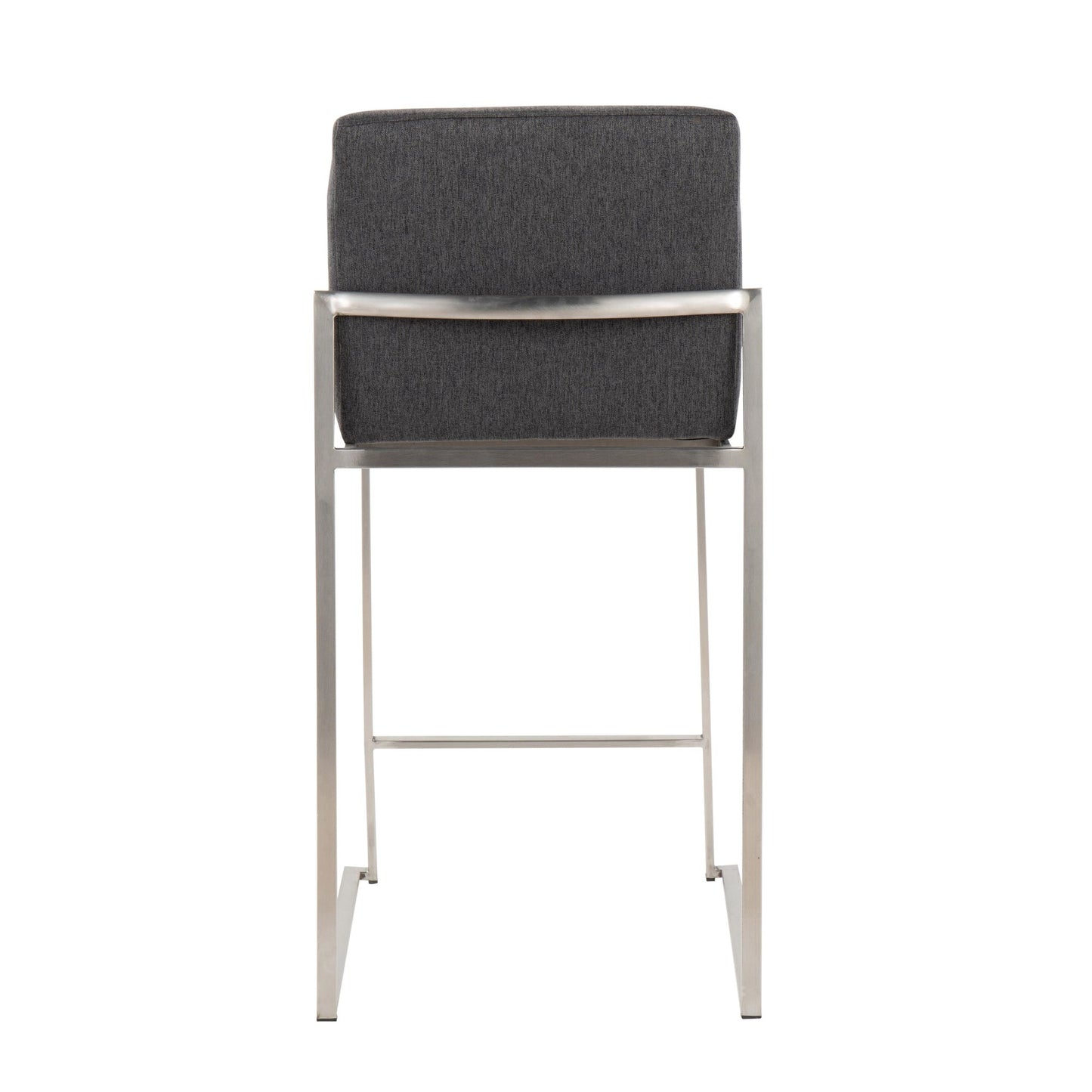 Fuji High Back 26" Fixed-Height Counter Stool - Set of 3