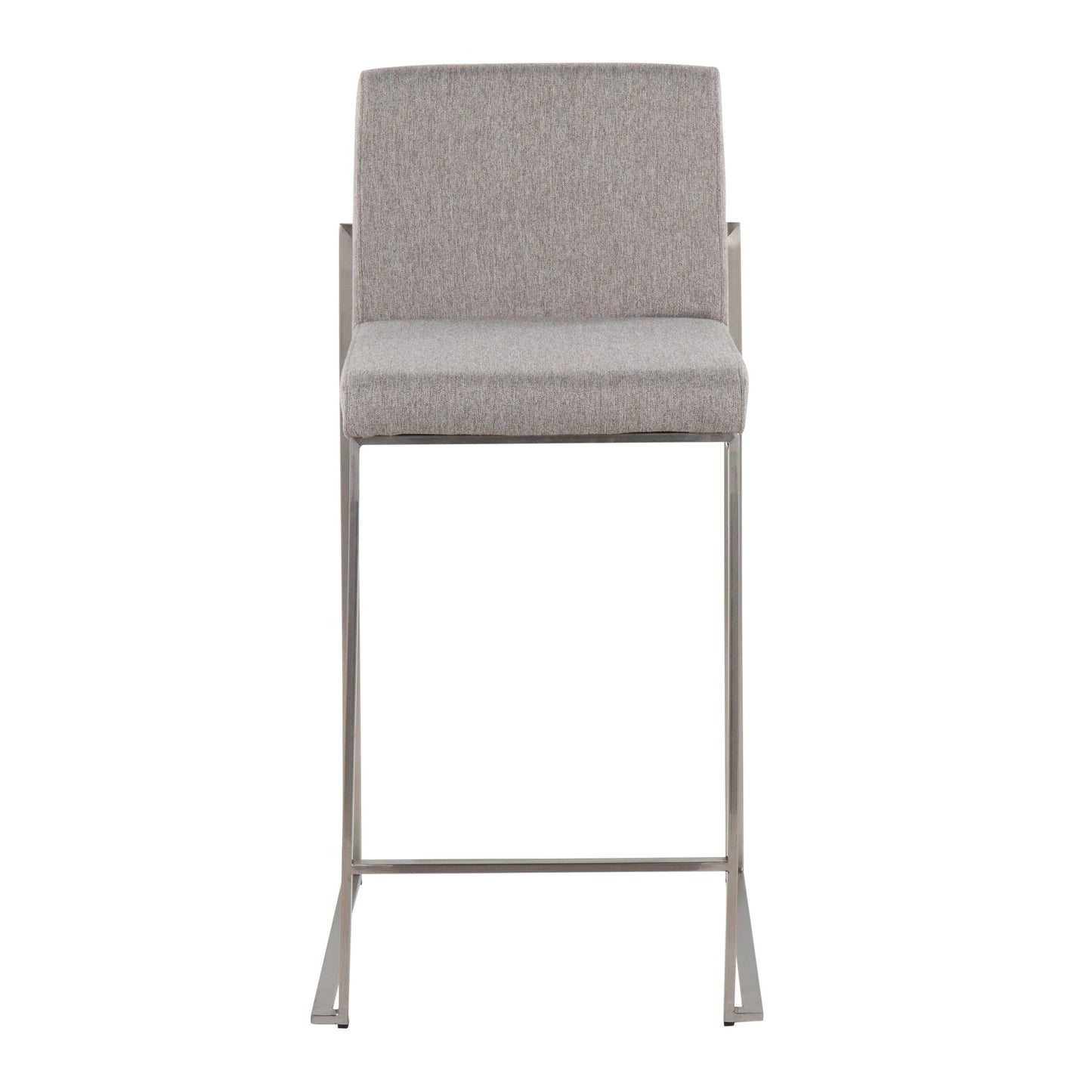 Fuji High Back 26" Fixed-Height Counter Stool - Set of 3